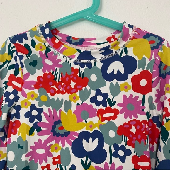 Hanna Andersson Print Rash Guard Top size 10 kid - Picture 3 of 6